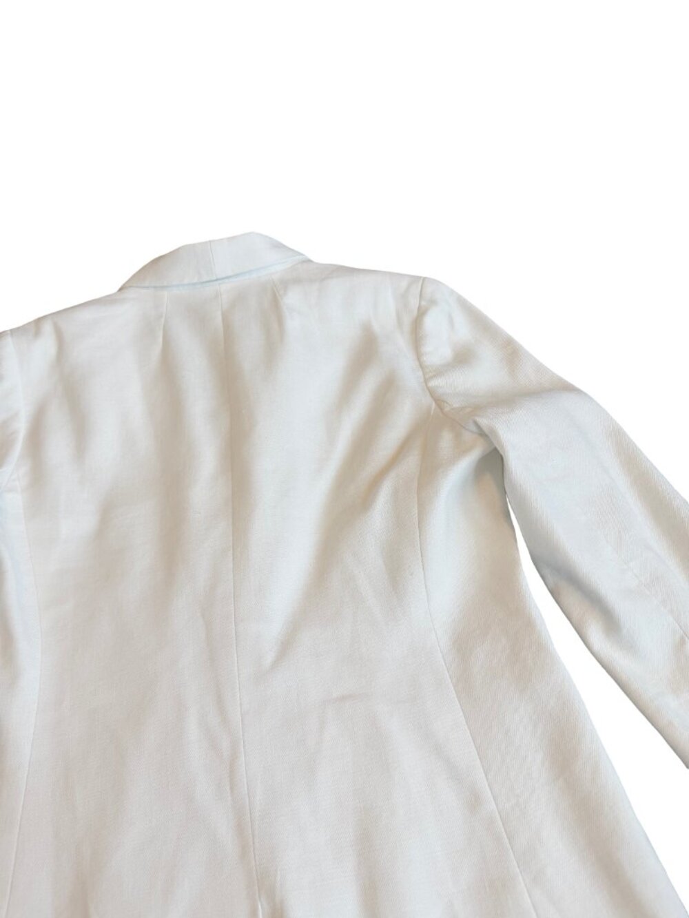 J. Crew Shawl Collar Linen Blend Single Button Tailored Blazer Size 6 Women's - Picture 12 of 13
